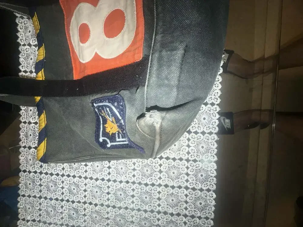 Polo Ralph Lauren Rugby Canvas Tote Bag with Patches